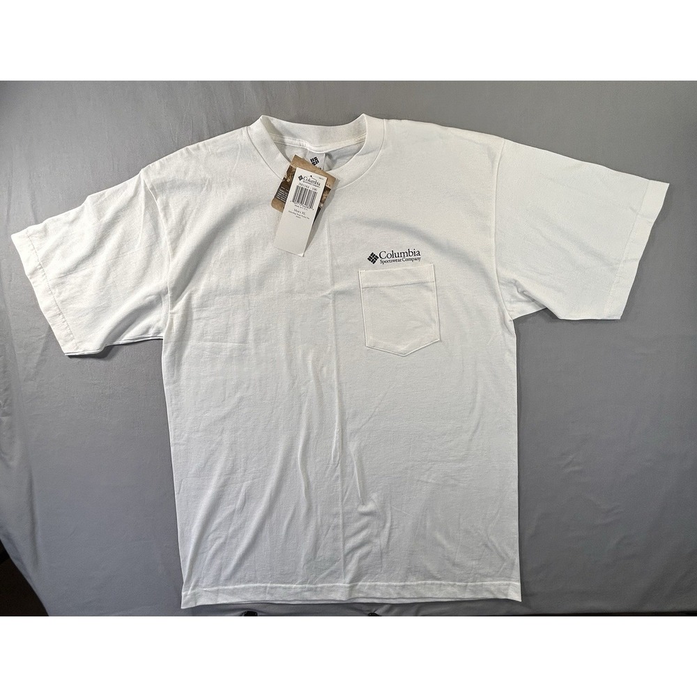 Columbia Short Sleeve White T-shirt Men's XL NWT